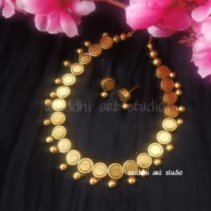 Antique gold terracotta jewellery