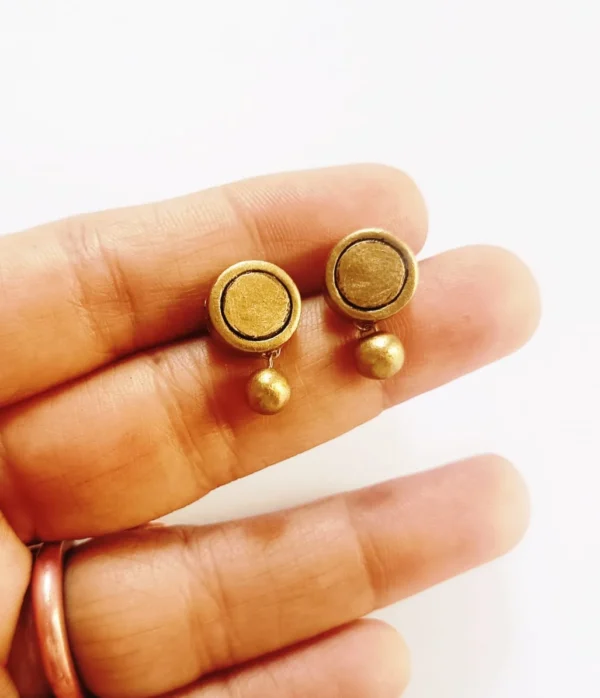 Antique gold terracotta jewellery - Image 3