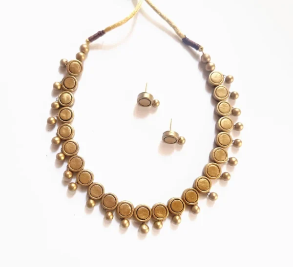 Antique gold terracotta jewellery - Image 4