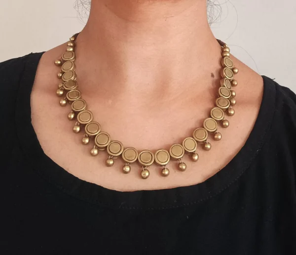 Antique gold terracotta jewellery - Image 2